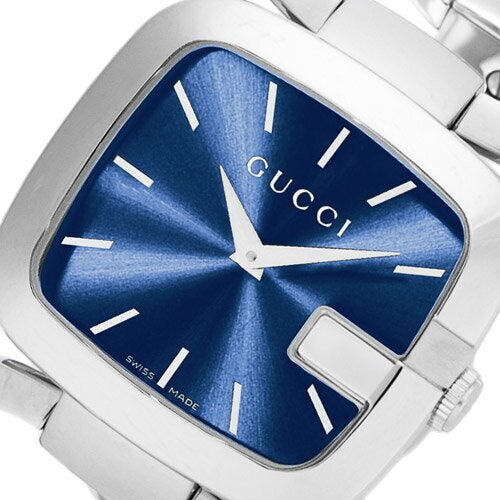 Gucci G Gucci Blue Dial Silver Steel Strap Watch For Women - YA125405 Buy Now By Gucci