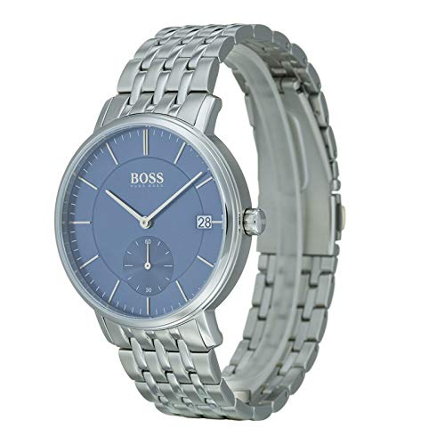 Hugo Boss Corporal Blue Dial Silver Steel Strap Watch for Men - 1513642 Buy Now By Hugo Boss