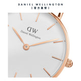Daniel Wellington Classic Petite Sheffield White Dial Black Leather Strap Watch For Women - DW00100230 Buy Now By Daniel Wellington