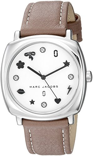 Marc Jacobs Mandy Silver Dial Brown Leather Strap Watch for Women - MJ1563 Buy Now By Marc Jacobs