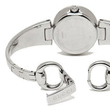 Gucci Guccissima Quartz Silver Dial Silver Steel Strap Watch For Women - YA134502 Buy Now By Gucci