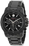 Movado Series 800 Chronograph Black Dial Black Steel Strap Watch For Men - 2600119 Buy Now By Movado