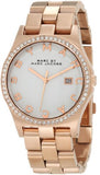 Marc Jacobs Henry Diamonds White Dial Rose Gold Steel Strap Watch for Women - MBM3079 Buy Now By Marc Jacobs
