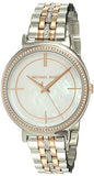 Michael Kors Cinthia Mother of Pearl Dial Two Tone Steel Strap Watch For Women - MK3831 Buy Now By Michael Kors