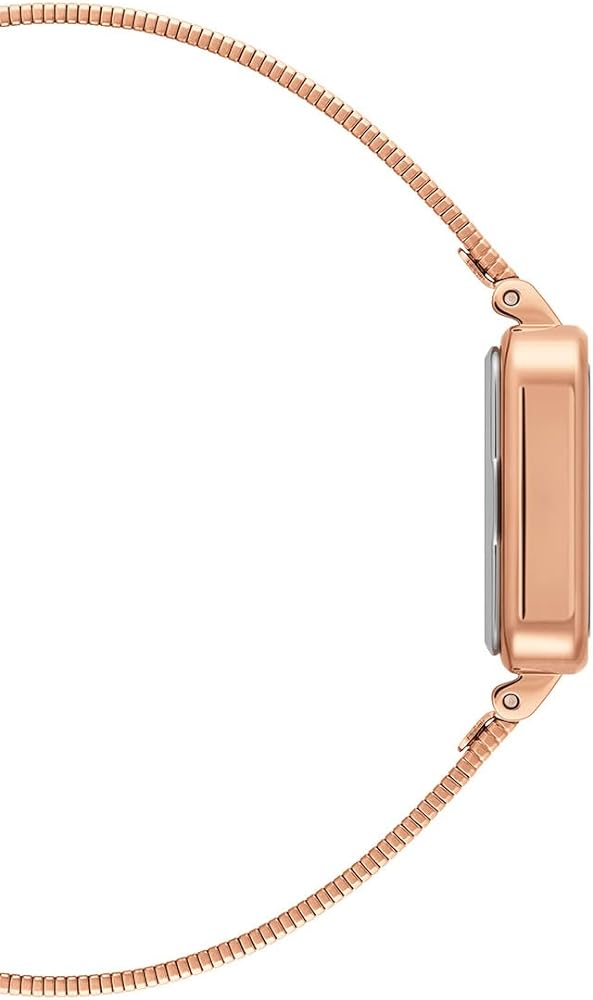 Daniel Wellington Quadro Studio Black Dial Rose Gold Mesh Strap Watch For Women - DW00100518 Buy Now By Daniel Wellington