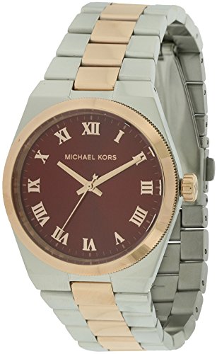 Michael Kors Channing Quartz Red Dial Two Tone Steel Strap Watch For Women - MK6114 Buy Now By Michael Kors