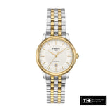 Tissot T Classic Carson Premium White Dial Two Tone Steel Strap Watch for Women - T122.207.22.031.00 Buy Now By Tissot