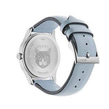 Gucci G Timeless Quartz Mother of Pearl Dial Blue Leather Strap Watch For Women - YA1264124 Buy Now By Gucci