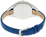 Calvin Klein Rebel Blue Silver Dial Blue Leather Strap Watch for Women - K8P231V6 Buy Now By Calvin Klein
