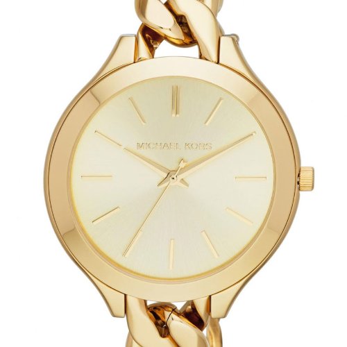 Michael Kors Runway Gold Dial Gold Steel Strap Watch for Women - MK3222 Buy Now By Michael Kors