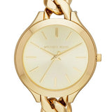 Michael Kors Runway Gold Dial Gold Steel Strap Watch for Women - MK3222 Buy Now By Michael Kors