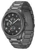 Hugo Boss View Chronograph Grey Dial Grey Steel Strap Watch For Men - 1513991 Buy Now By Hugo Boss