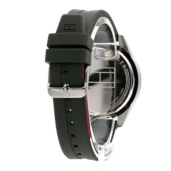 Tommy Hilfiger Mason Black Dial Black Rubber Strap Watch for Men - 1791792 Buy Now By Tommy Hilfiger