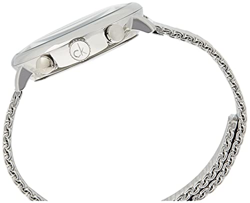 Calvin Klein High Noon Chronograph Blue Dial Silver Mesh Bracelet Watch for Men - K8M2712N Buy Now By Calvin Klein