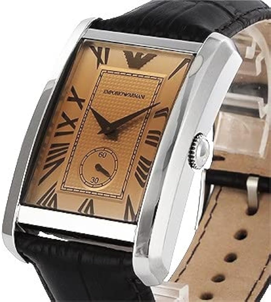 Emporio Armani Classic Brown Dial Brown Leather Strap Watch For Men - AR1605 Buy Now By Emporio Armani