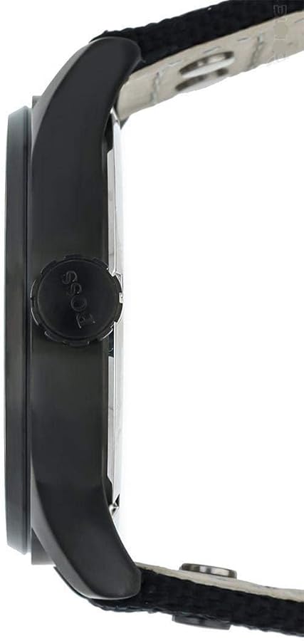 Hugo Boss Aeroliner Maxx Quartz Black Dial Black Nylon Strap Watch For Men - HB1513086 Buy Now By Hugo Boss