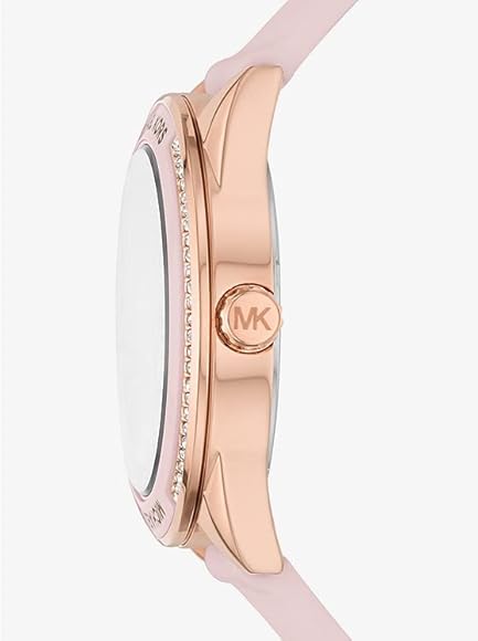 Michael Kors Quartz Pink Dial Pink Silicone Strap Watch For Women - MK6946 Buy Now By Michael Kors