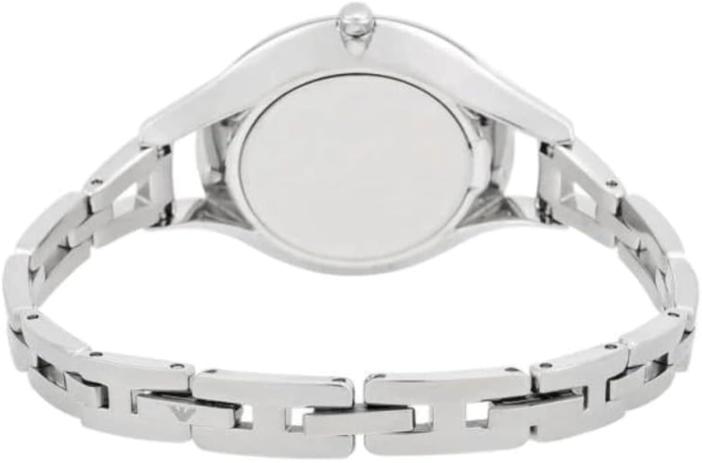 Emporio Armani Aurora Mother Of Pearl White Dial Silver Steel Strap Watch For Women - AR11054 Buy Now By Emporio Armani