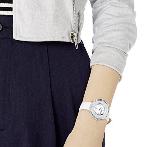 Swarovski Crystalline Pure White Dial White Leather Strap Watch for Women - 5275046 Buy Now By Swarovski