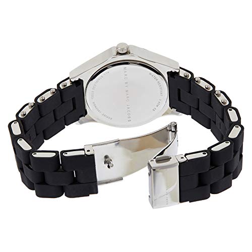 Marc Jacobs Pelly Black Dial Black Silicone Strap Watch for Women - MBM2541 Buy Now By Marc Jacobs