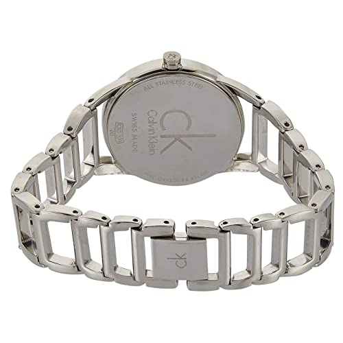 Calvin Klein Stately Silver Dial Silver Steel Strap Watch for Women - K3G23128 Buy Now By Calvin Klein