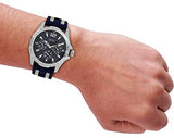 Guess Oasis Multifunction Blue Dial Two Tone Steel Strap Watch for Men- W0366G2 Buy Now By Guess