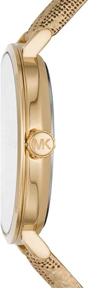Michael Kors Addyson Quartz Gold Dial Gold Leather Strap Watch for Women - MK2952 Buy Now By Michael Kors