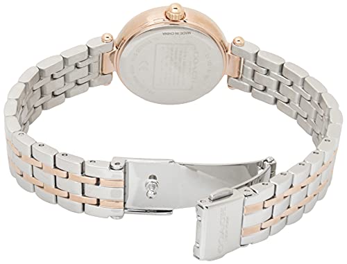 Coach Park Silver Dial Two Tone Steel Strap Watch for Women - 14503642 Buy Now By Coach