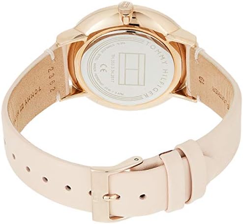 Tommy Hilfiger Jenna Analog Pink Dial Pink Leather Strap Watch for Women - 1782071 Buy Now By Tommy Hilfiger