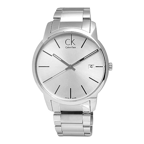 Calvin Klein City Silver Dial Silver Steel Strap Watch for Men - K2G2G146 Buy Now By Calvin Klein