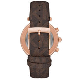 Michael Kors Parker Chronograph White Dial Brown Leather Strap Watch For Women - MK6917 Buy Now By Michael Kors