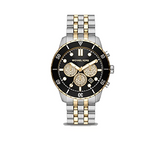 Michael Kors Cunningham Chronograph Black Dial Two Tone Steel Strap Watch For Men - MK8964 Buy Now By Michael Kors