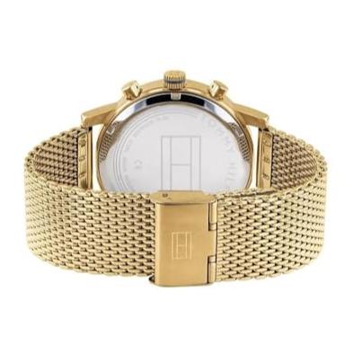 Tommy Hilfiger Kane White Dial Gold Mesh Bracelet Watch for Men - 1710403 Buy Now By Tommy Hilfiger