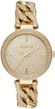 Michael Kors Catelyn Crystals Gold Dial Gold Steel Strap Watch For Women - MK4674 Buy Now By Michael Kors