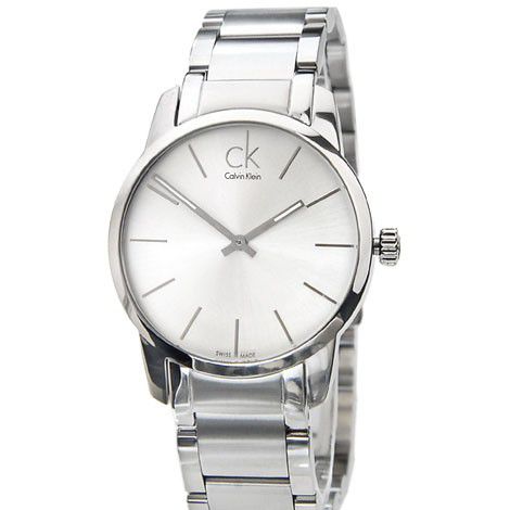 Calvin Klein City Silver Dial Silver Steel Strap Watch for Women - K2G23126 Buy Now By Calvin Klein