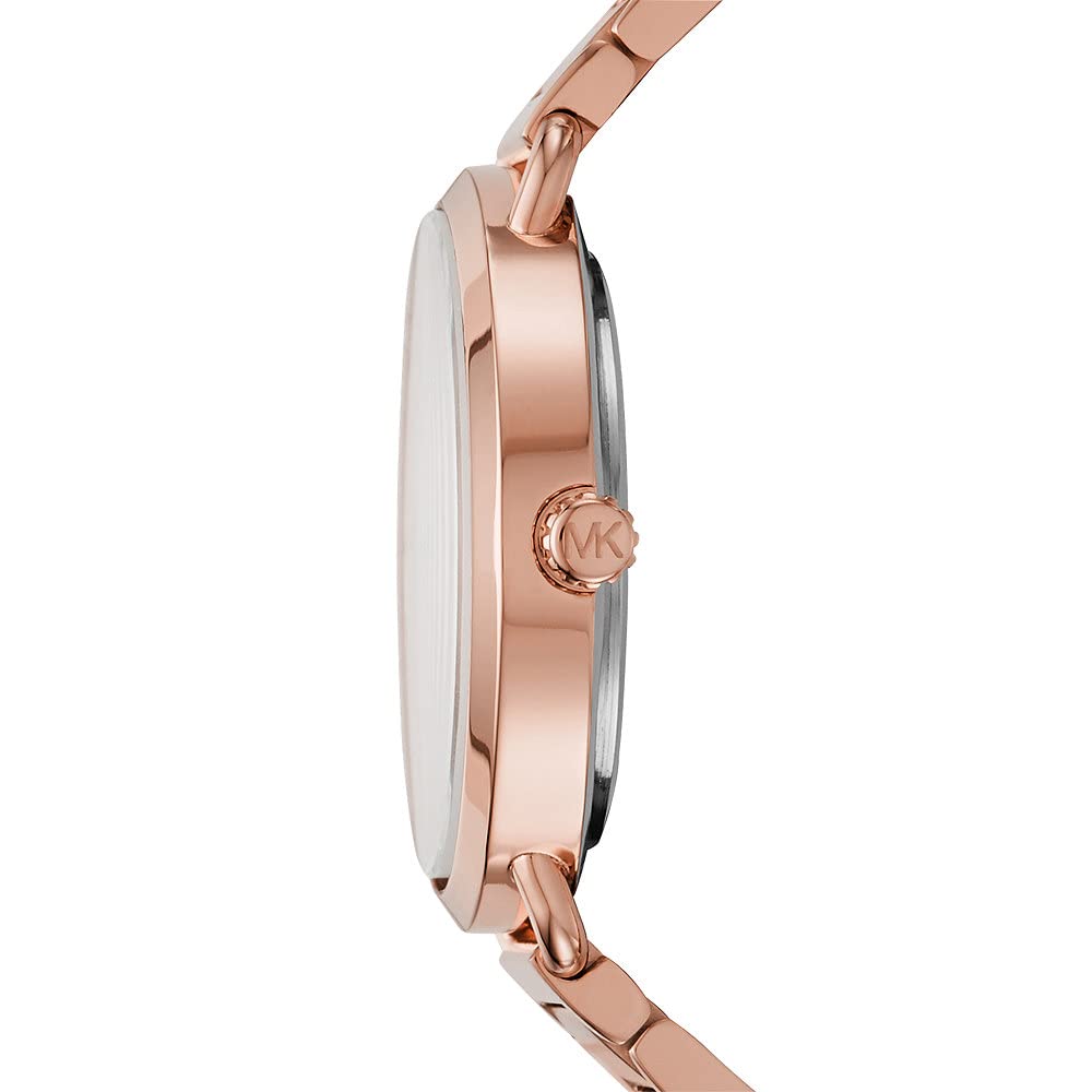 Michael Kors Portia Rose Gold Dial Rose Gold Steel Strap Watch for Women - MK3640 Buy Now By Michael Kors