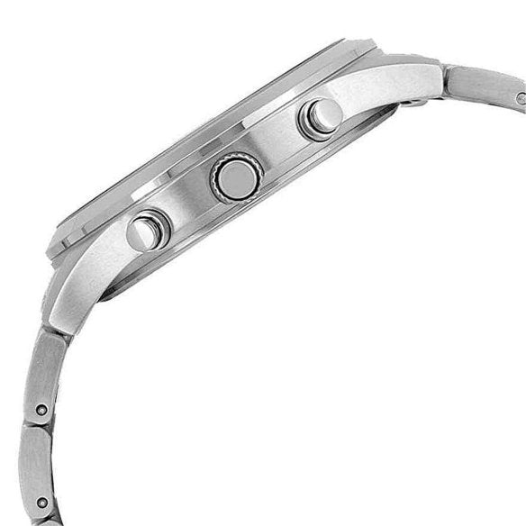 Guess Atlas Chronograph Silver Dial Silver Steel Strap Watch For Men - W0668G7 Buy Now By Guess