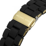 Michael Kors Runway Chronograph Black Dial Black Silicone Strap Watch For Women - MK7385 Buy Now By Michael Kors