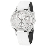 Calvin Klein Skirt White Dial White Leather Strap Watch for Women - K2U291L6 Buy Now By Calvin Klein