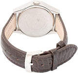 Emporio Armani Classic Quartz Beige Dial Brown Leather Strap Watch For Men - AR0646 Buy Now By Emporio Armani