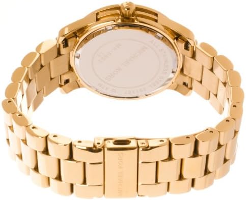 Michael Kors Runway Quartz Gold Dial Gold Steel Strap Watch For Women - MK5852 Buy Now By Michael Kors