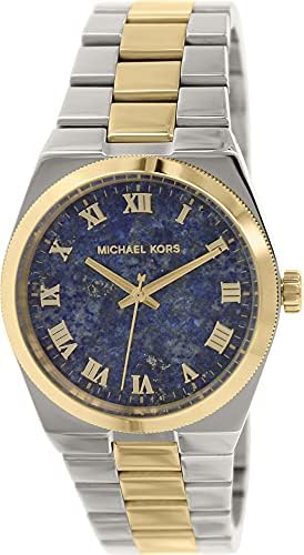 Michael Kors Channing Blue Dial Two Tone Steel Strap Watch For Women - MK5893 Buy Now By Michael Kors