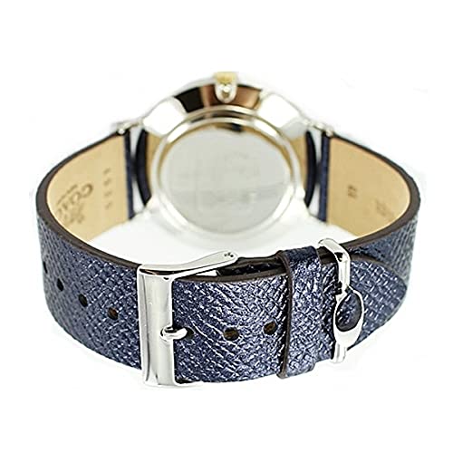 Coach Perry White Dial Blue Leather Strap Watch for Women - 14503156 Buy Now By Coach
