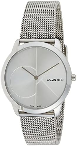 Calvin Klein Minimal Silver Dial Silver Mesh Bracelet Watch for Men - K3M2112Z Buy Now By Calvin Klein