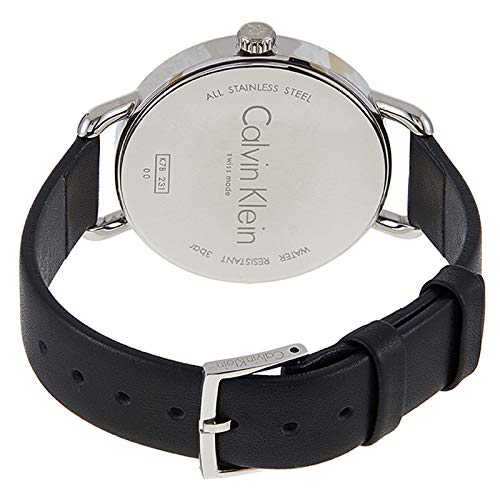 Calvin Klein Even Black Dial Black Leather Strap Watch for Women - K7B231C1 Buy Now By Calvin Klein