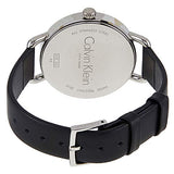 Calvin Klein Even Black Dial Black Leather Strap Watch for Women - K7B231C1 Buy Now By Calvin Klein