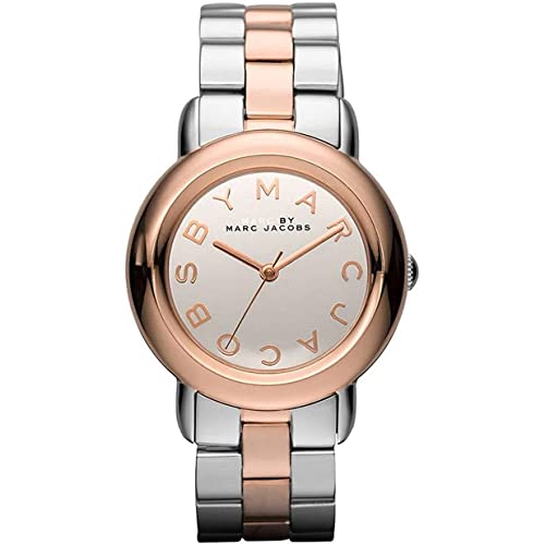 Marc Jacobs Marc Silver Dial Two Tone Steel Strap Watch for Women- MBM3170 Buy Now By Marc Jacobs