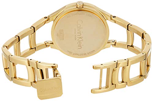 Calvin Klein Class White Dial Gold Steel Strap Watch for Women - K6R23526 Buy Now By Calvin Klein
