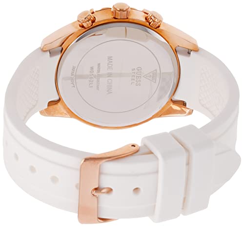 Guess Catalina White Dial White Silicon Strap Watch For Women - W0562L1 Buy Now By Guess