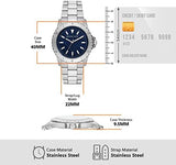 Michael Kors Everest Three-Hand Blue Dial Silver Steel Strap Watch For Men - MK9079 Buy Now By Michael Kors